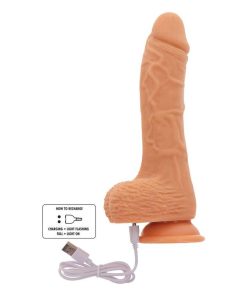 GET REAL - UPDOWN ROTATING VIBR DILDO SKIN - slika 3