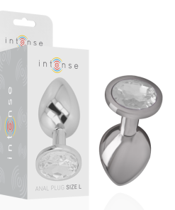 INTENSE - ANAL PLUG METAL SILVER SIZE L