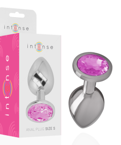 INTENSE - ANAL PLUG METAL PINK SIZE S
