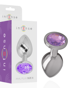 INTENSE - ANAL PLUG METAL VIOLET SIZE L