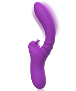 Alternative view of INTENSE - HARRY VIBRATOR FLEXIBLE WITH PURPLE TONGUE