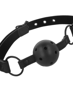 Alternative view of INTENSE FETISH - VEGAN LEATHER BALL GAG