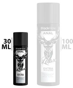 Alternative view of BLACK HOLE - GEL SILICONE BASE ANAL DILATION 30 ML