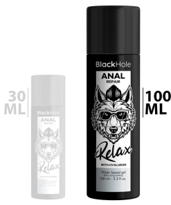 Alternative view of BLACK HOLE - ANAL REPAIR WATER BASED RELAX WITH HYALURON 100 ML