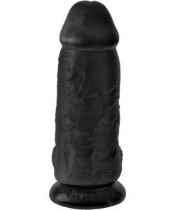 Alternative view of KING COCK - CHUBBY REALISTIC PENIS 23 CM BLACK