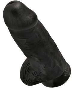 KING COCK - CHUBBY REALISTIC PENIS 23 CM BLACK - slika 3