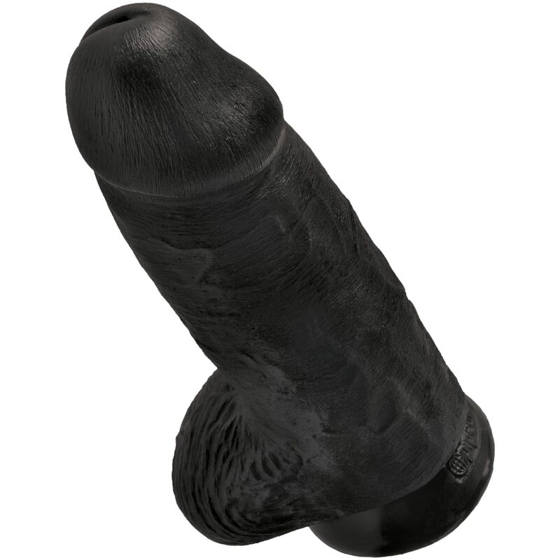 KING COCK - CHUBBY REALISTIC PENIS 23 CM BLACK - slika 3