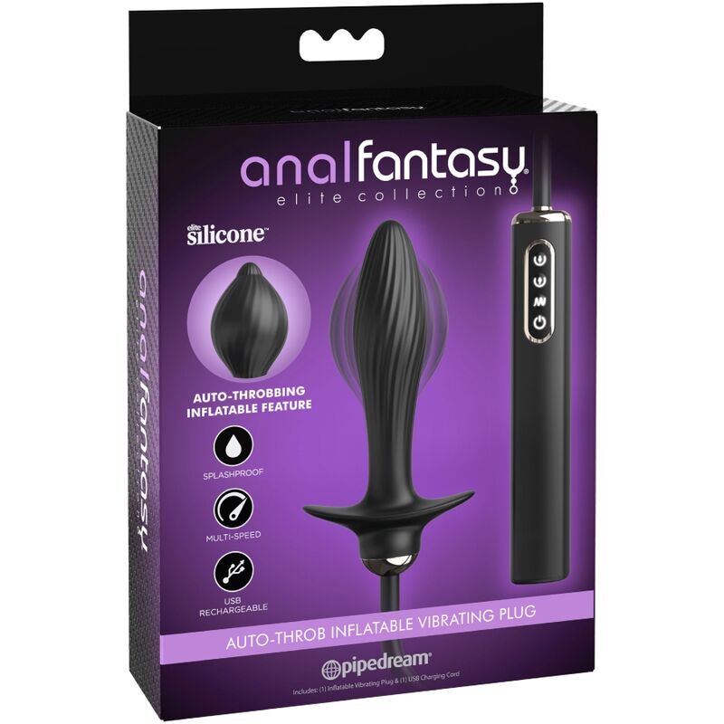 ANAL FANTASY ELITE COLLECTION - INFLATABLE VIBRATOR PLUG AUTO-THROB - slika 2