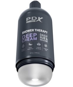 PDX PLUS - STROKER DISCREET DESIGN SHAMPOO BOTTLE DEEP CREAM