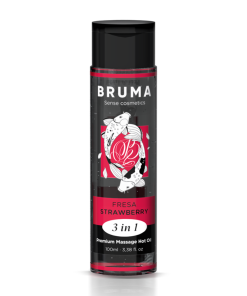 BRUMA - PREMIUM MASSAGE HOT OIL STRAWBERRY 3 IN 1