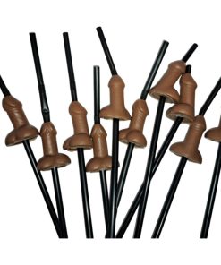 DIABLO PICANTE - BAG OF 10 NATURAL BIG PENIS STRAWS