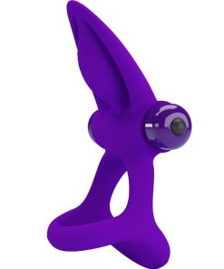 Alternative view of PRETTY LOVE - VIBRATOR RING 10 VIBRATIONS VIOLET SILICONE
