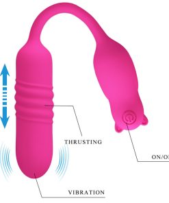 PRETTY LOVE - PINK SILICONE VIBRATING BULLET