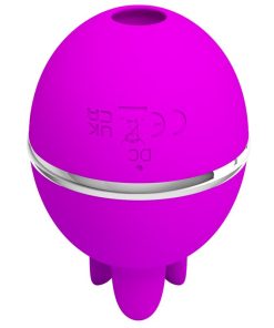 PRETTY LOVE - GEMINI BALL PURPLE ROUND SILICONE VIBRATOR - slika 3