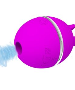 Alternative view of PRETTY LOVE - GEMINI BALL PURPLE ROUND SILICONE VIBRATOR