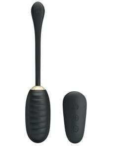PRETTY LOVE - DOREEN LUXURY RECHARGEABLE VIBRATING EGG BLACK