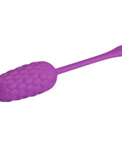 PRETTY LOVE - VIBRATING EGG WITH PURPLE RECHARGEABLE MARINE TEXTURE - slika 3