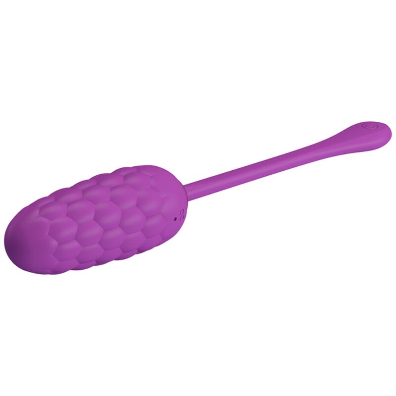 PRETTY LOVE - VIBRATING EGG WITH PURPLE RECHARGEABLE MARINE TEXTURE - slika 3