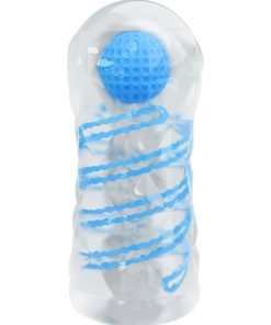 Alternative view of PRETTY LOVE - SMALL MASTURBATOR WITH BLUE SPIRALS