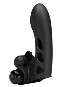 Alternative view of PRETTY LOVE - ORLANDO BLACK VIBRATOR FINGER COVER