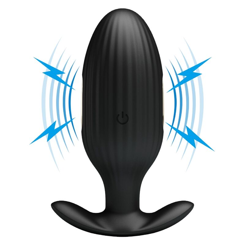 PRETTY LOVE - JEFFERSON APP CONTROLLED ANAL PLUG BLACK - slika 3