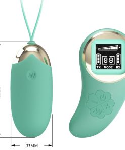 PRETTY LOVE - GREEN REMOTE CONTROL VIBRATING EGG MINE - slika 3
