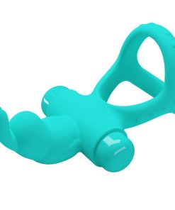 PRETTY LOVE - FIGGY GREEN RABBIT VIBRATOR RING - slika 3