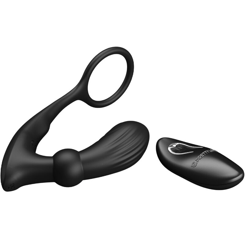 PRETTY LOVE - WARREN BLACK ANAL RING VIBRATOR - slika 3