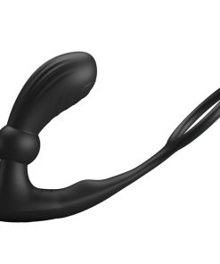 Alternative view of PRETTY LOVE - WARREN BLACK ANAL RING  VIBRATOR