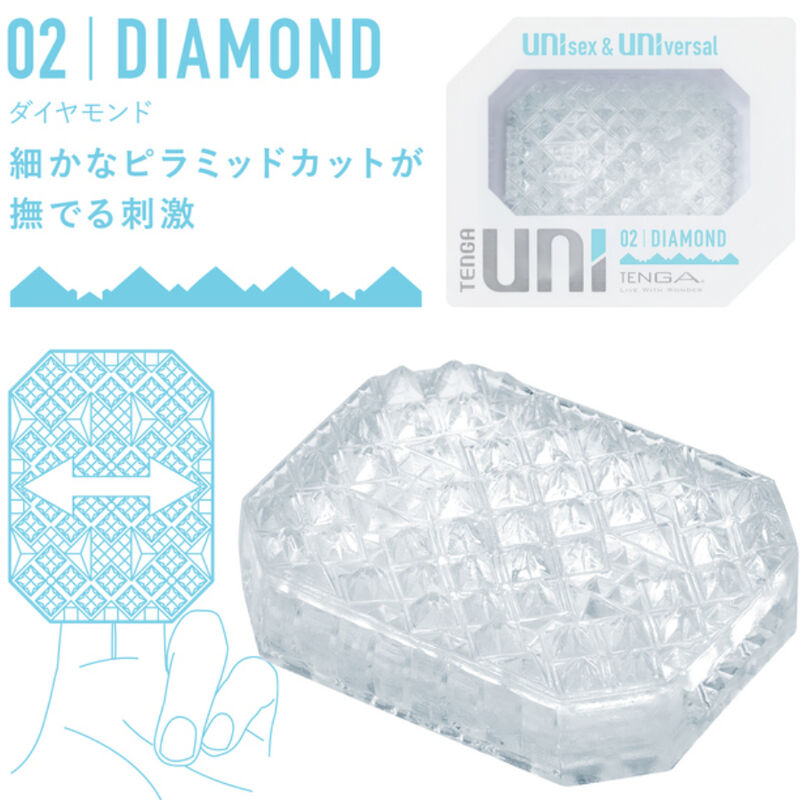 TENGA - UNI VARIETY MASTURBATOR THIMBLE PACK 4 UNITS - slika 3