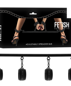 Alternative view of FETISH SUBMISSIVE BONDAGE - ADJUSTABLE SEPARATOR BAR 4 PIECES