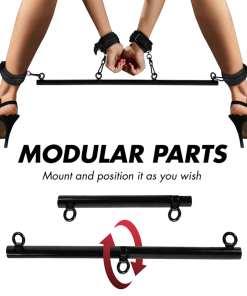 FETISH SUBMISSIVE BONDAGE - ADJUSTABLE SEPARATOR BAR 4 PIECES
