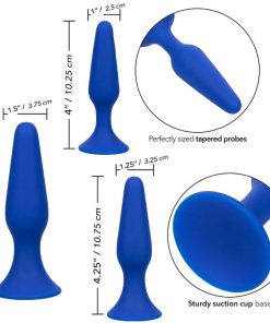 ADMIRAL - KIT 3 ANAL PLUG BLUE - slika 3
