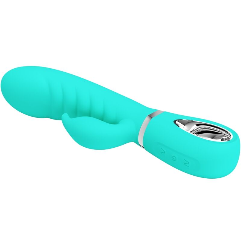 PRETTY LOVE - PRESCOTT MULTIFUNCTION G-SPOT VIBRATOR AQUA GREEN - slika 3