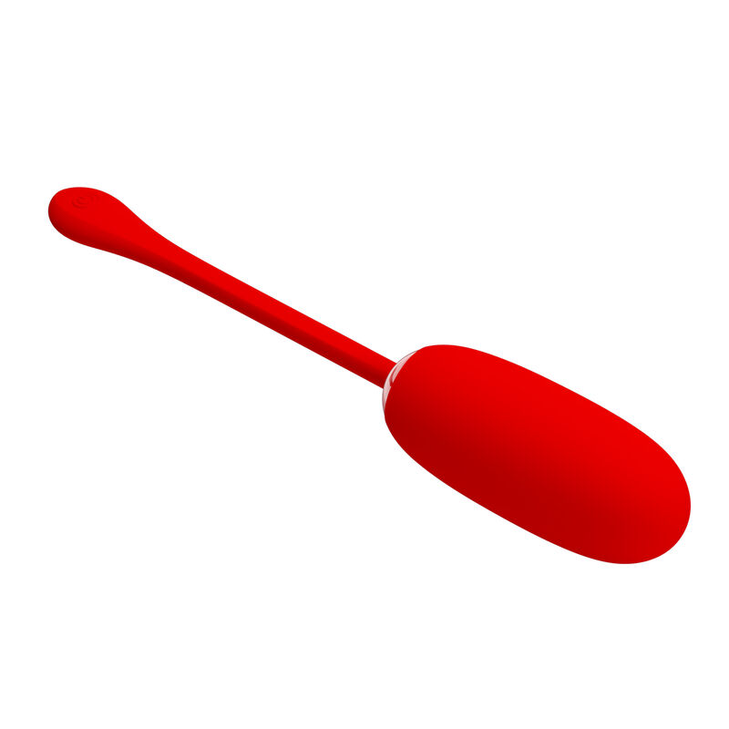 PRETTY LOVE - JULIUS WATERPROOF-RECHARGEABLE VIBRATING EGG RED - slika 2