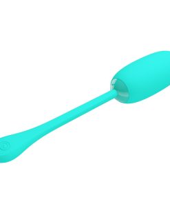 PRETTY LOVE - JULIUS WATERPROOF-RECHARGEABLE VIBRATING EGG AQUA GREEN - slika 3