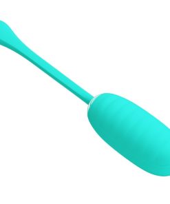 PRETTY LOVE - KIRK RECHARGEABLE VIBRATING EGG AQUA GREEN