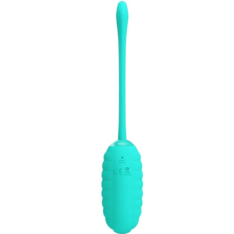 PRETTY LOVE - KIRK RECHARGEABLE VIBRATING EGG AQUA GREEN - slika 3
