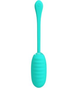 Alternative view of PRETTY LOVE - KIRK RECHARGEABLE VIBRATING EGG AQUA GREEN