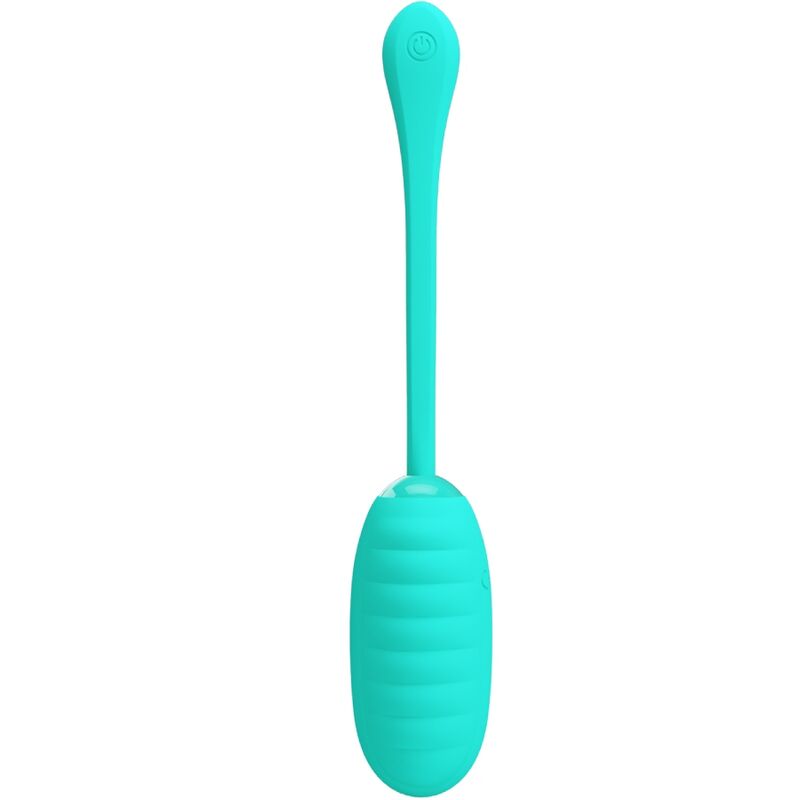 PRETTY LOVE - KIRK RECHARGEABLE VIBRATING EGG AQUA GREEN - slika 2