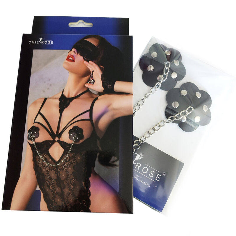 CHILIROSE - CR 4675 NIPPLE COVERS BLACK - slika 2