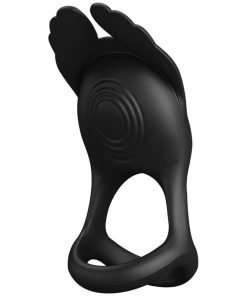 PRETTY LOVE - VIBRANT PENIS RING 7 VIBRATIONS BLACK SILICONE