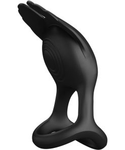Alternative view of PRETTY LOVE - VIBRANT PENIS RING 7 VIBRATIONS BLACK SILICONE