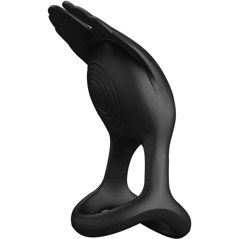 PRETTY LOVE - VIBRANT PENIS RING 7 VIBRATIONS BLACK SILICONE - slika 2