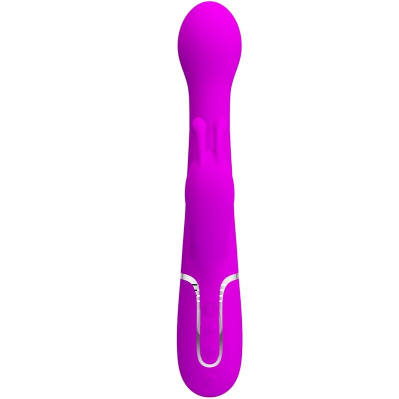PRETTY LOVE - DEJON RABBIT VIBRATOR 3 IN 1 MULTIFUNCTION VIOLET - slika 2