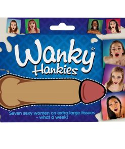 SPENCER  FLEETWOOD - WANKY HANKIES 7 EXTRA LARGE WOMEN'S HANDKERCHIEFS - slika 3