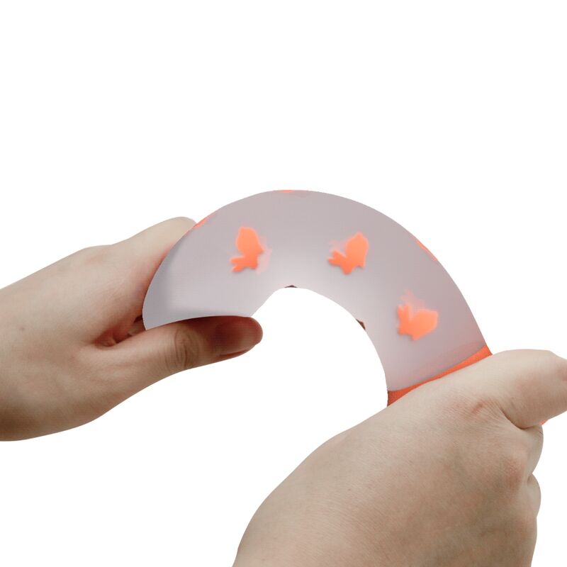 PRETTY LOVE - MAGICAL NIGHTFALL DILDO WITHOUT VIBRATION LUMINOUS ORANGE - slika 2