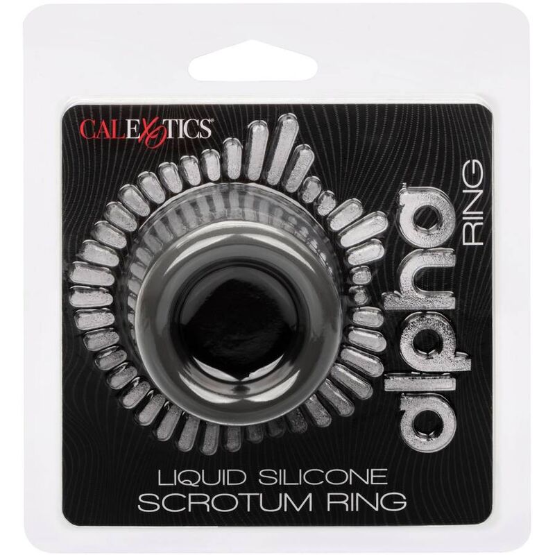 CALIFORNIA EXOTICS - ALPHA SCROTUM STRETCHING RING BLACK - slika 2