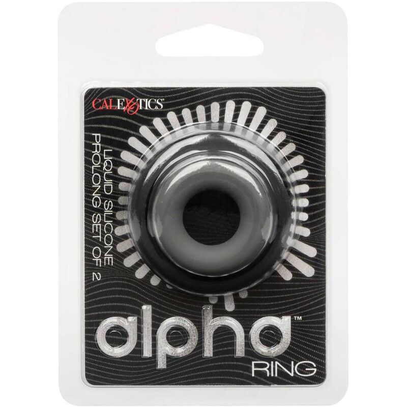 CALIFORNIA EXOTICS - ALPHA PROLONG SET OF 2 RING GREY - slika 2