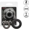 CALIFORNIA EXOTICS - ALPHA PROLONG SET OF 2 RING GREY